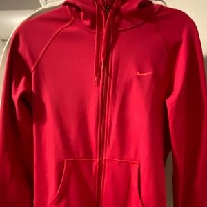 Women's Nike Pink Therma-Fit Zip Up Hoodie